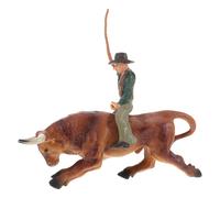 5 Ensembles Corrida Cowboy Statue Réaliste Et Cowboy