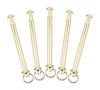 5 Ensembles Kit de Rivets pour Éventail Pliant, Tige Solide | Nuts Inclus, Démontage Simple, Entretien Pratique, Maintien Stable, Finition Soignée, pour Éventail Pliant