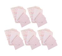 5 Ensembles Kit D'enveloppe A5 en Papier, Motif Fleurs