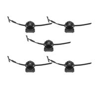 5 Ensembles Lanceur de Toupie à Corde avec Poignée, Lot de Sets | Pièces de Remplacement pour Jeu de Combat, Plastique Robuste, Usage Extérieur, Arène de Toupies, Garçon et Filles Adultes