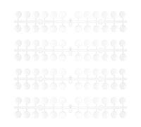 5 Ensembles Nuancier de Manucure en Silicone Rond, pour Salon | Plaque D'affichage Couleur, Cartes Rondes Transparentes, Pratique pour Élèves et Stockage Facile