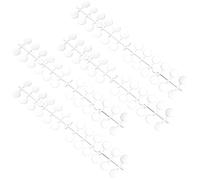 5 Ensembles Nuancier pour Capsules D'ongles Rond Transparent en | Panneau D'affichage Couleur pour Manucure, Pratique pour Salon, Élèves, Rangement et Transport