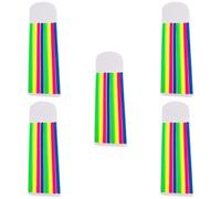 5 Ensembles Onglets Adhésifs PET Transparents pour Livres, 5 | Couverture de Texte sans Masquer L’original, Repères Fins pour Lecture, Notes et Index, Usage Scolaire