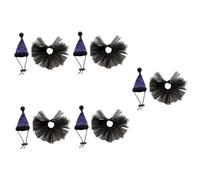 5 Ensembles Petit Animal De Compagnie Habiller Décor Vêtements D' Kit Chapeau Et Robe Lézard Accessoires D' Vêtements De Lézard pour Halloween Coton BESPORTBLE