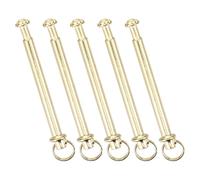5 Ensembles Rivet à Tige pour Éventail Pliant | Fixation Simple et Polie, pour Axes et Nervures, Bricolage Créatif, Lot de Cinq Paires