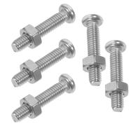 5 Ensembles Vis de Fixation pour Cage de Ventilateur M4x20mm | Écrou M4 Rond, Installation Sécurisée sans Outil, pour Grille Électrique Ronde, Usage Maison Bureau