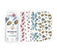 5 essuie-tout lavables coton bio