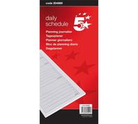5 Etoiles 204869 Carnet de planning et journalier
