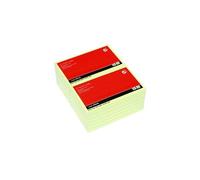 5 étoiles 296646 Office Re-Move Notes Bloc repositionnable de 100 feuilles (jaune) Lot de 12