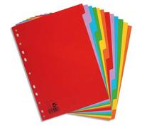 5 Etoiles 400009665 Jeu d'intercalaires 12 positions A4+ Assortis