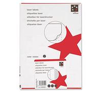 5 Etoiles ETL-423849 423849 Boîte de 1800 étiquettes laser 63,5 x 46,6 mm Papier Blanc