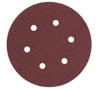 5 feuilles abrasives auto-agrippantes 150 mm, P 120, B+M, SXE Metabo - 624005000