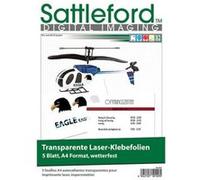 5 feuilles adhésives A4 pour imprimante laser, transparentes G