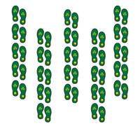 5 Feuilles D'empreintes de Lutins, Autocollants Mini Empreintes Vertes Saint-Patrick pour Décorations de Fête Sur le Thème des Pièges à Lutins et Articles Festifs