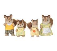 5 Figurines Famille Ecureuil Roux