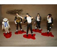 5 Figurines Michael Jackson - The World Tour Dangerous