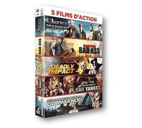 Coffret Action 5 films – L'Agence tous risques, Bad Ass, Deadly Impact, Bad Yankee, Commando – DVD