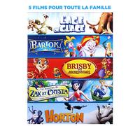 5 Films pour Toute la Famille : L'Age de Glace + Bartok Le Magnifique + Brisby et Le Secret de NIMH + Les Aventures de Zak et Crysta + Horton