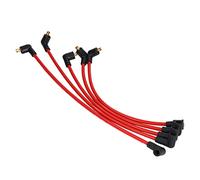 5 fils de bougie d'allumage de 8 mm, fils d'allumage en silicone rouge fils HT câbles de bougie d'allumage pièces d'allumage Bougie d'allumage de voiture pour modèles MGB 1800cc