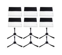 (5 filtres + 5 brosses) Kits de remplacement pour iLife A6 A4 A4S robot aspirateur côté Brosse