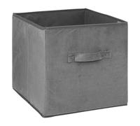5 five simply smart 160455A Boîte de Rangement, Plastique, cm Gris Foncé