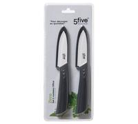 5 five simply smart - 2 spickmesser "zirco" klinge 7,7cm aus keramik