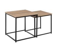 5 five simply smart 2 Tables de Table Aliaj Aspect chêne Naturel