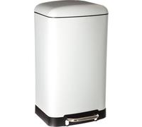 5 five simply smart - 30l metall-pedaleimer "ariane" weiß