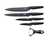 5 five simply smart - 4 stahlmesser und 1 schälmesser "caractère"