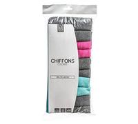 5Five Lot de 10 chiffons de nettoyage multi-usages 30 x 30 cm