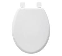 FIVE Simply Smart - Abattant WC en Bois "Bathroom" 43cm Blanc Blanc G