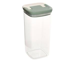 5 five simply smart 5Five - Boîte Carré LOCK Transparente - 1,8l - 11,9x11,9x24,4cm - Conservation, Rangement Alimentaire, Accessoire Cuisine