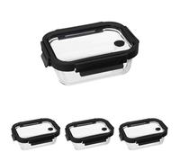 5 five simply smart 5five - boîte de conservation verre 05l clipeat (Lot de 4)