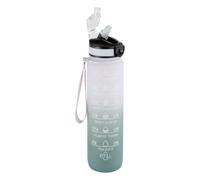 5 five simply smart 5five - bouteille avec paille en silicone intégrée 1l