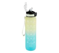 5 five simply smart 5five - bouteille avec paille en silicone intégrée 1l