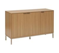 5five Buffet bas 3 portes Tasso L120 cm effet bois naturel Beige