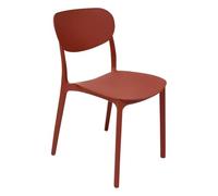 5 five simply smart 5Five - Chaise PLASTA Jaune en Polypropylène - 46x54,5x79cm - Confortable, Siège D’appoint Gain de Place, Mobilier Intérieur