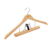 5five - cintre à costume beige en bois