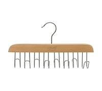 Cintre pour ceintures - 28 x 1,7 x 15,5 cm - Bois Beige, Beige G