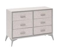 5 five simply smart 5Five - Commode Granite Gris - 6 Tiroirs - 104,5x39x72,5cm - Meuble de Rangement Fonctionnel, Organisation Chambre, Mobilier Design et Pratique