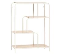 5 five simply smart 5Five - Console Curvy Beige en Métal et MDF - 76x27x101cm - Meuble de Rangement Fonctionnel pour Salon, Entrée, Salle à Manger, Mobilier Pratique