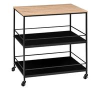 5 five simply smart 5five - desserte Grand modèle 2 Niveaux aliaj Noir