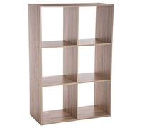 5five - Étagère Mix n modul simply smart - 6 cases - Effet bois naturel