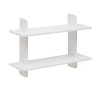5 five simply smart 5five - étagère Murale 2 Niveaux fixy 19x60cm Blanc