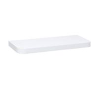 5 five simply smart 5five - Étagère Murale Arrondie Fixy Effet Bois Blanc - Forme Rectangle - Accrocher au Mur - Rangement Utile - L.60 x l.23,5 x H.3,8 cm - Salon, Chambre, Bureau