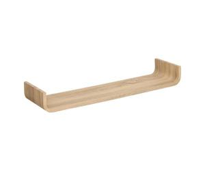 5 five simply smart 5five - Étagère Murale Courbée Fixy Effet BoisBeige - Forme Rectangle - Accrocher au Mur - Rangement Utile - L.80 x l.20 x H.10 cm - Salon, Chambre, Bureau