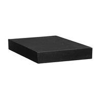 FIVE Simply Smart - Étagère Murale Carré "Fixy" 24cm Noir Noir, Noir G