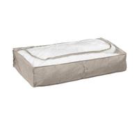 5 five simply smart 5five - housse de rangement lit orga gris clair