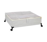 5 five simply smart 5Five - Housse de Rangement sous Lit Dressy+ Beige en Polyester - 66x60x19cm - Gain de Place, Idéal pour Lit Coffre