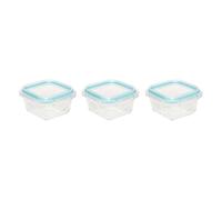 5 five simply smart 5Five - Lot de Boîte CLIPEAT Transparent en Verre Borosilicate - Conservation, Rangement Alimentaire, Accessoire Cuisine